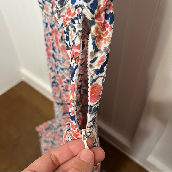 1 STATE Floral-Print Ruched Slipdress - Picture 8 of 10